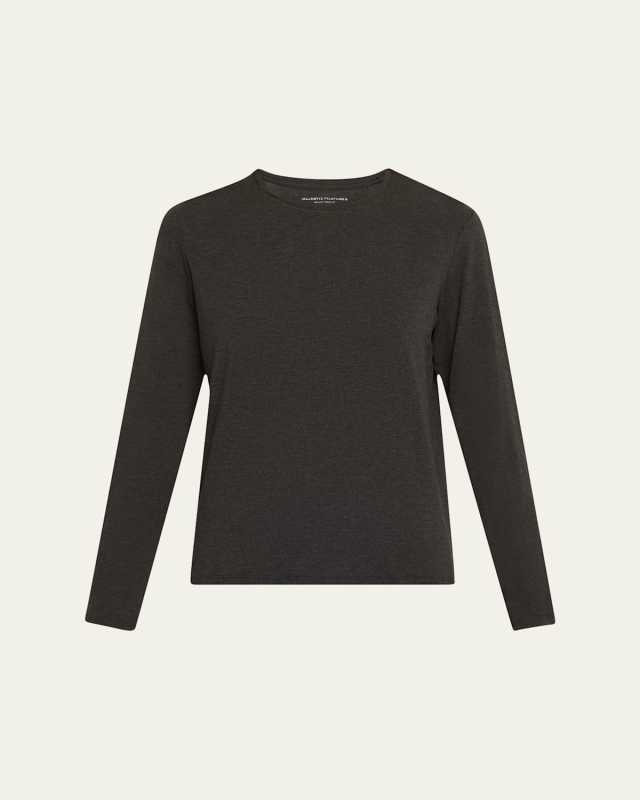 Soft Touch Crewneck Tee w/ Side Slits
